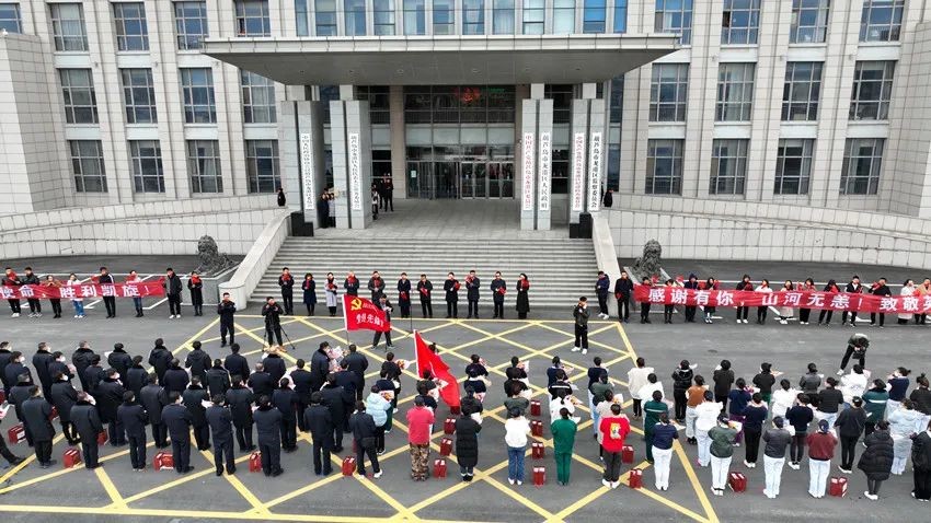 春暖花開，英雄歸來！葫蘆島市第二人民醫(yī)院支援綏中醫(yī)療隊凱旋而歸~(圖3)